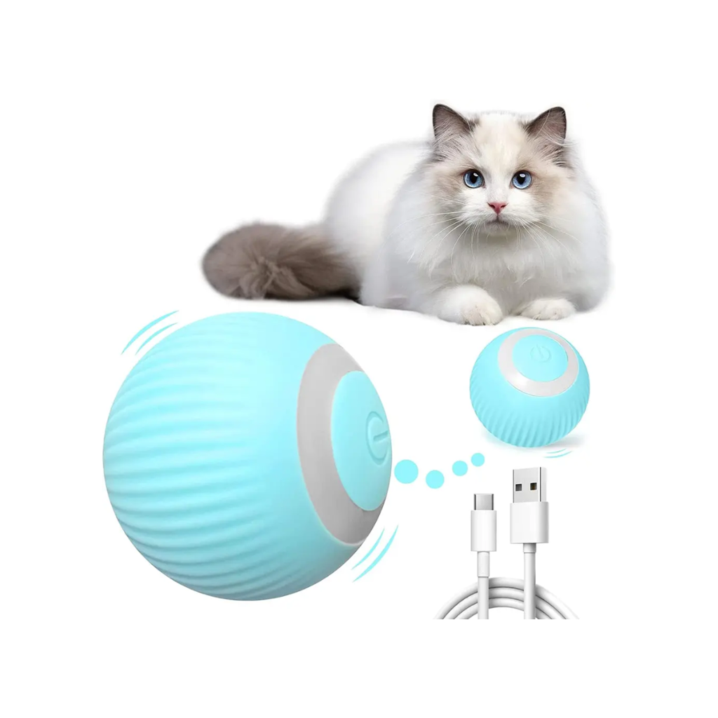 Pelota Inteligente Recargable Para Gatos