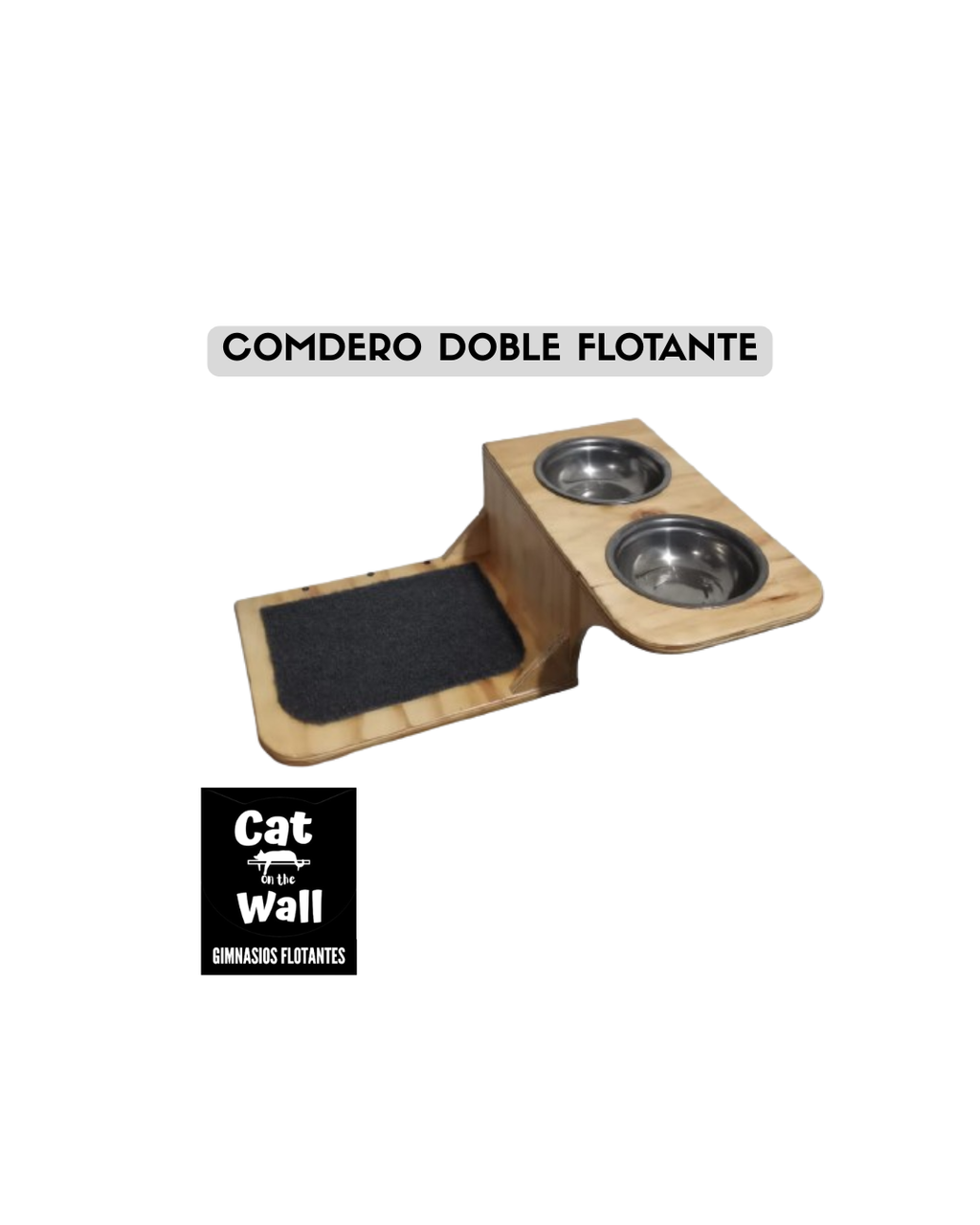 COMEDERO DOBLE FLOTANTE