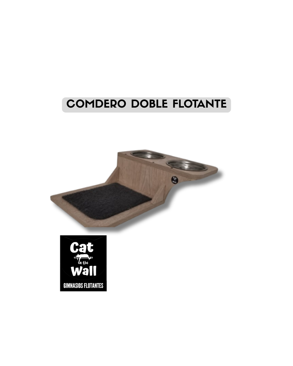 COMEDERO DOBLE FLOTANTE